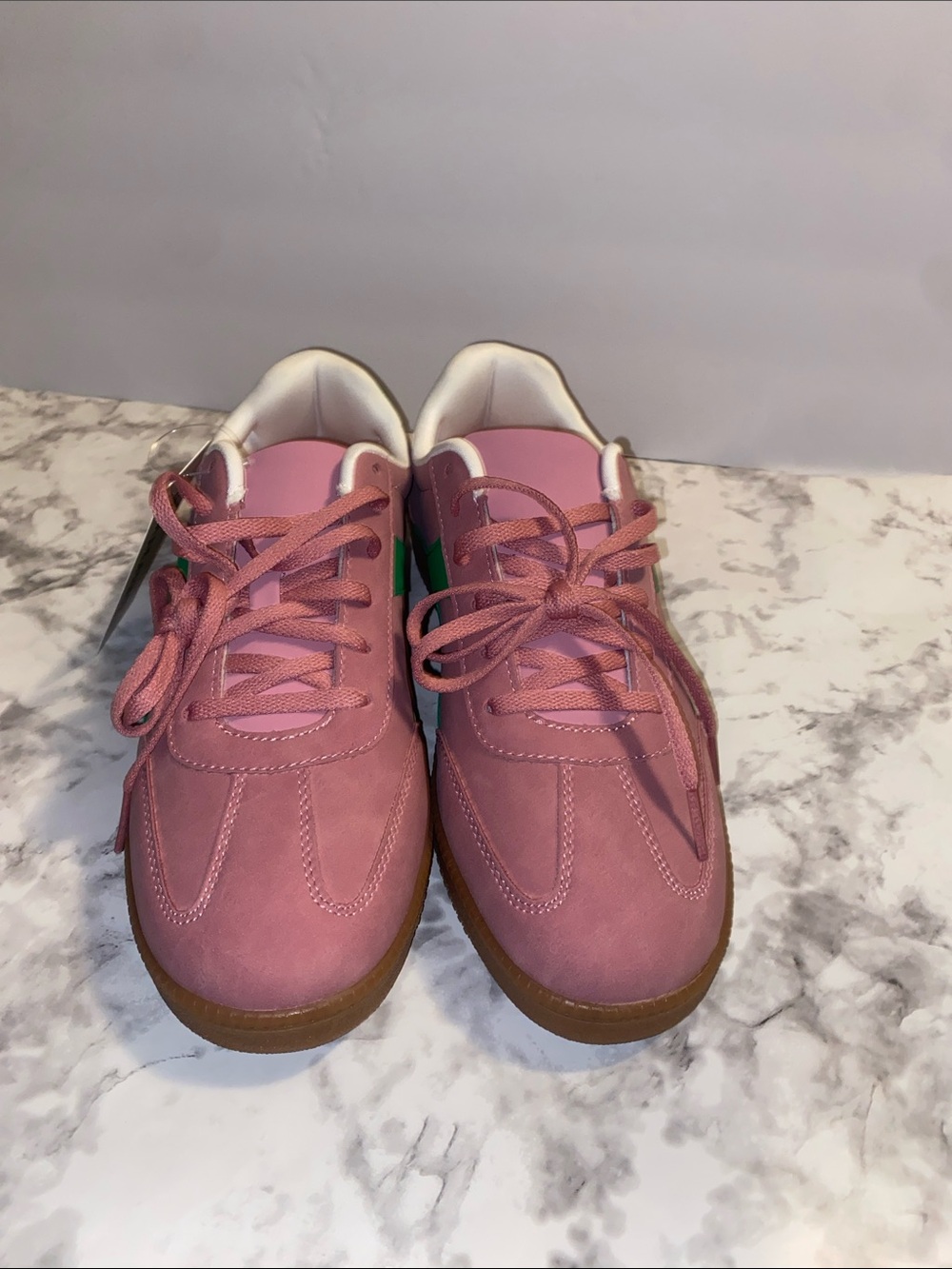 No Boundaries Pink Lace-Up Women's Sneakers